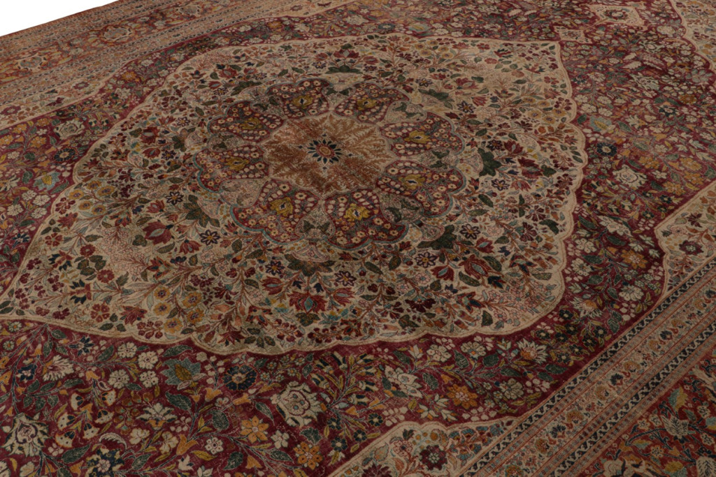 Antique Persian Tabriz Oversized Rug