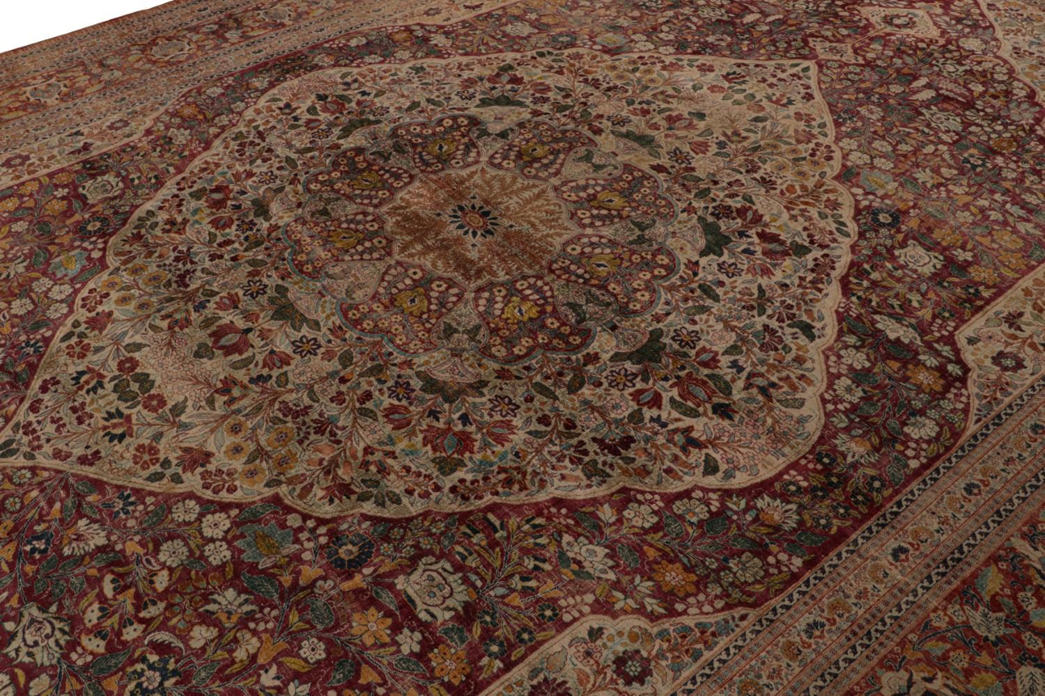 Antique Persian Tabriz Oversized Rug