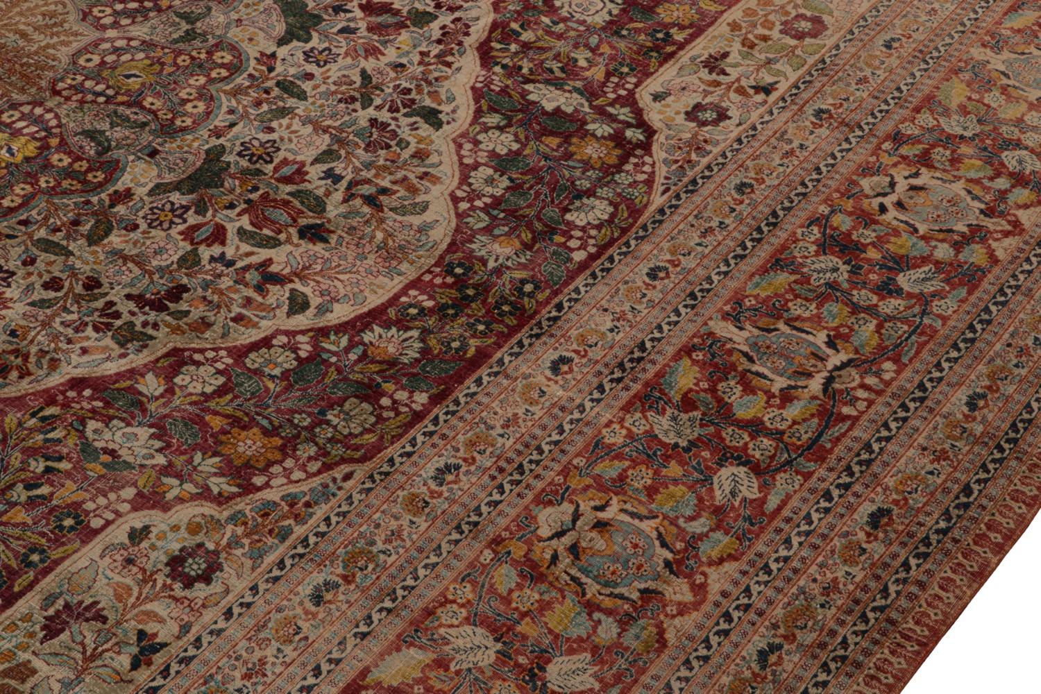 Antique Persian Tabriz Oversized Rug