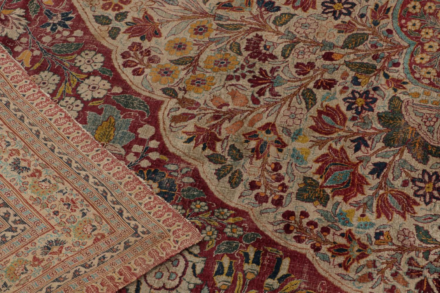 Antique Persian Tabriz Oversized Rug