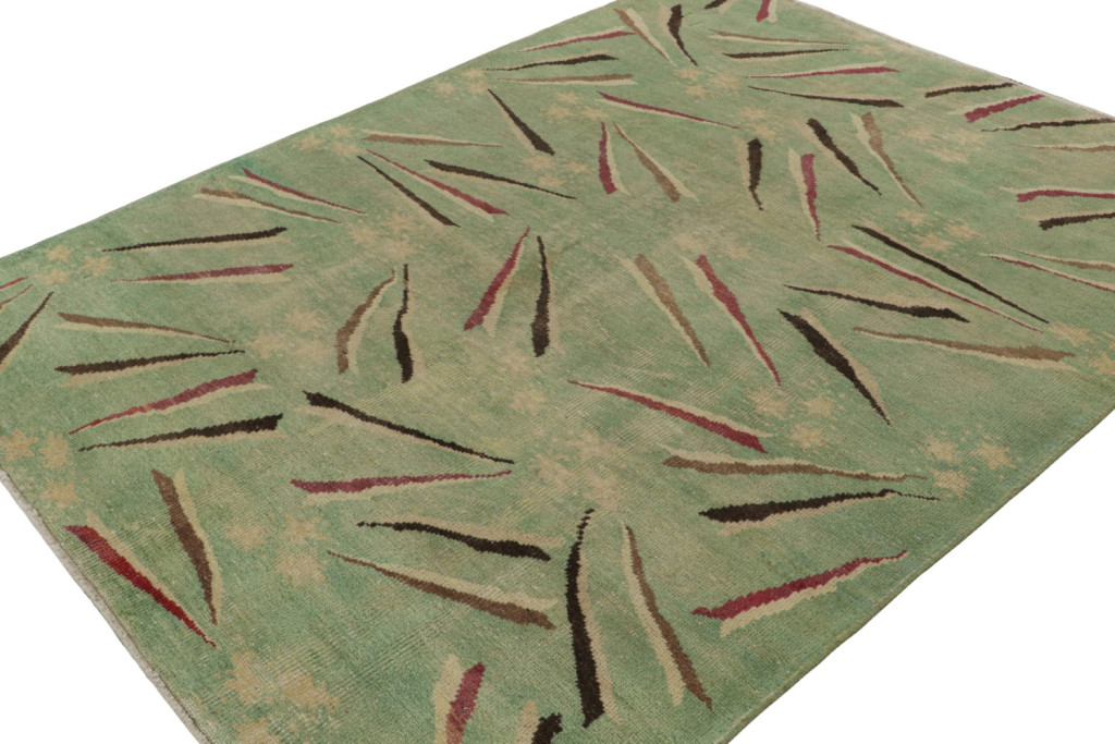 Vintage Zeki Muren Art Deco rug