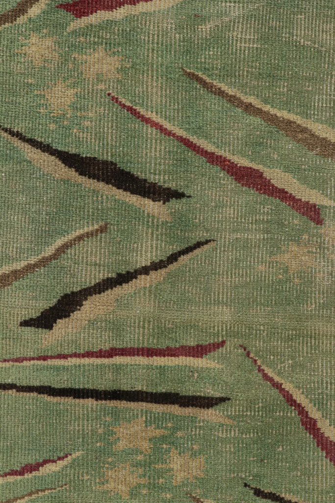 Vintage Zeki Muren Art Deco rug