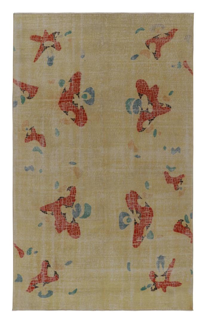 Vintage Zeki Muren Art Deco rug