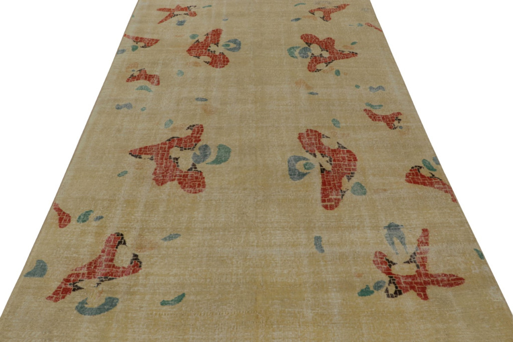 Vintage Zeki Muren Art Deco rug