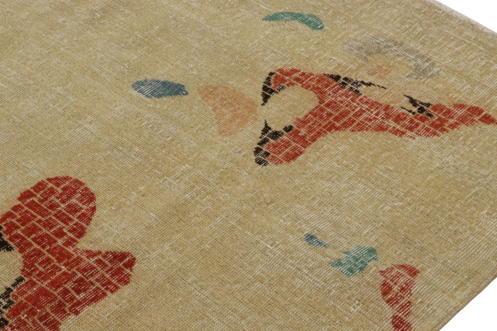 Vintage Zeki Muren Art Deco rug
