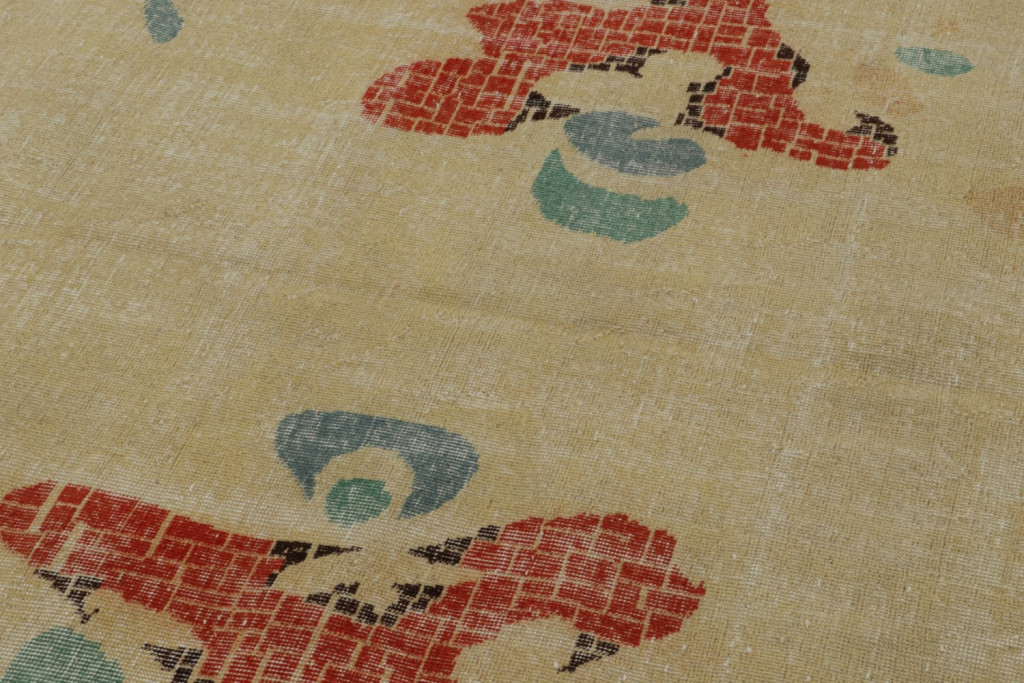 Vintage Zeki Muren Art Deco rug