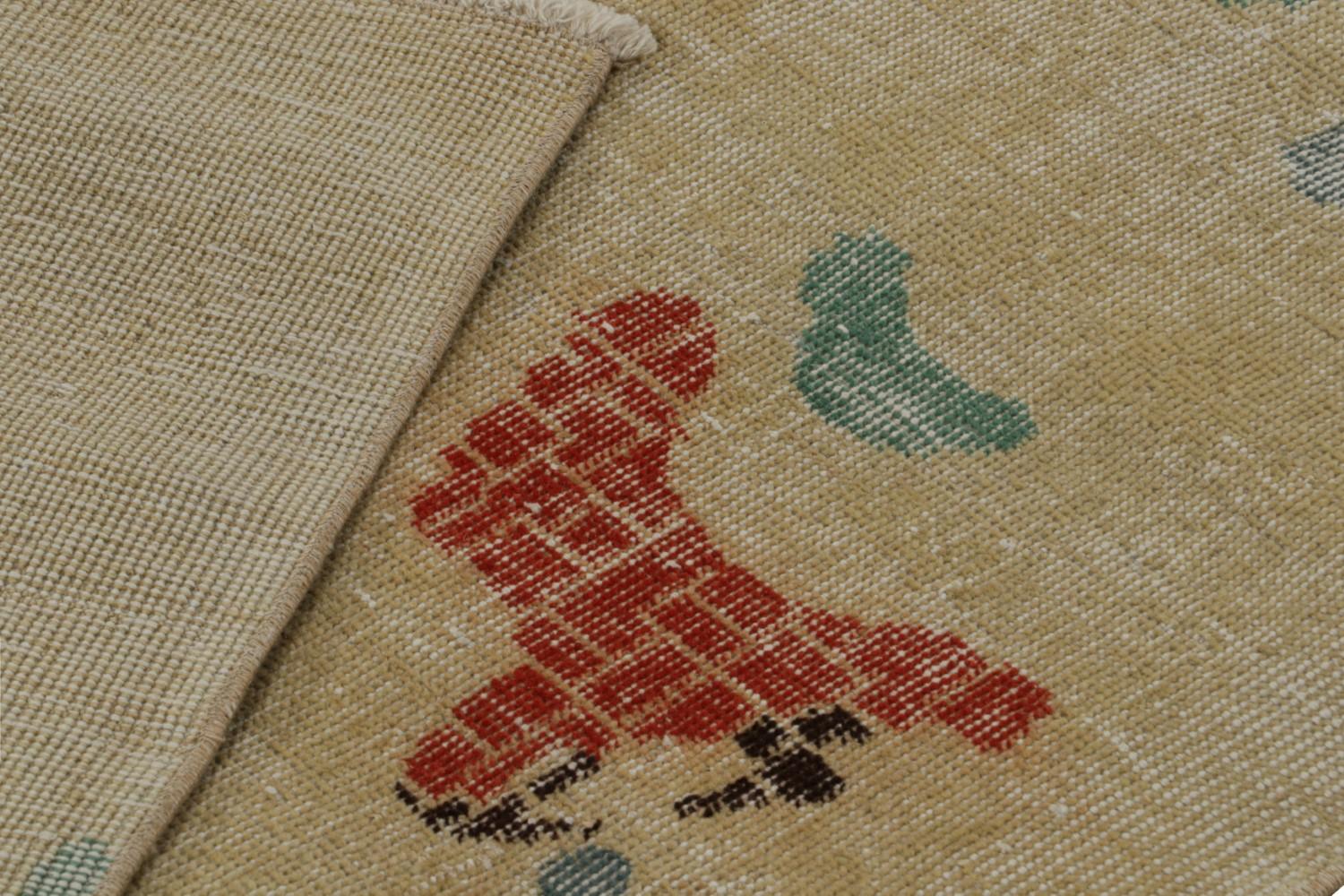 Vintage Zeki Muren Art Deco rug
