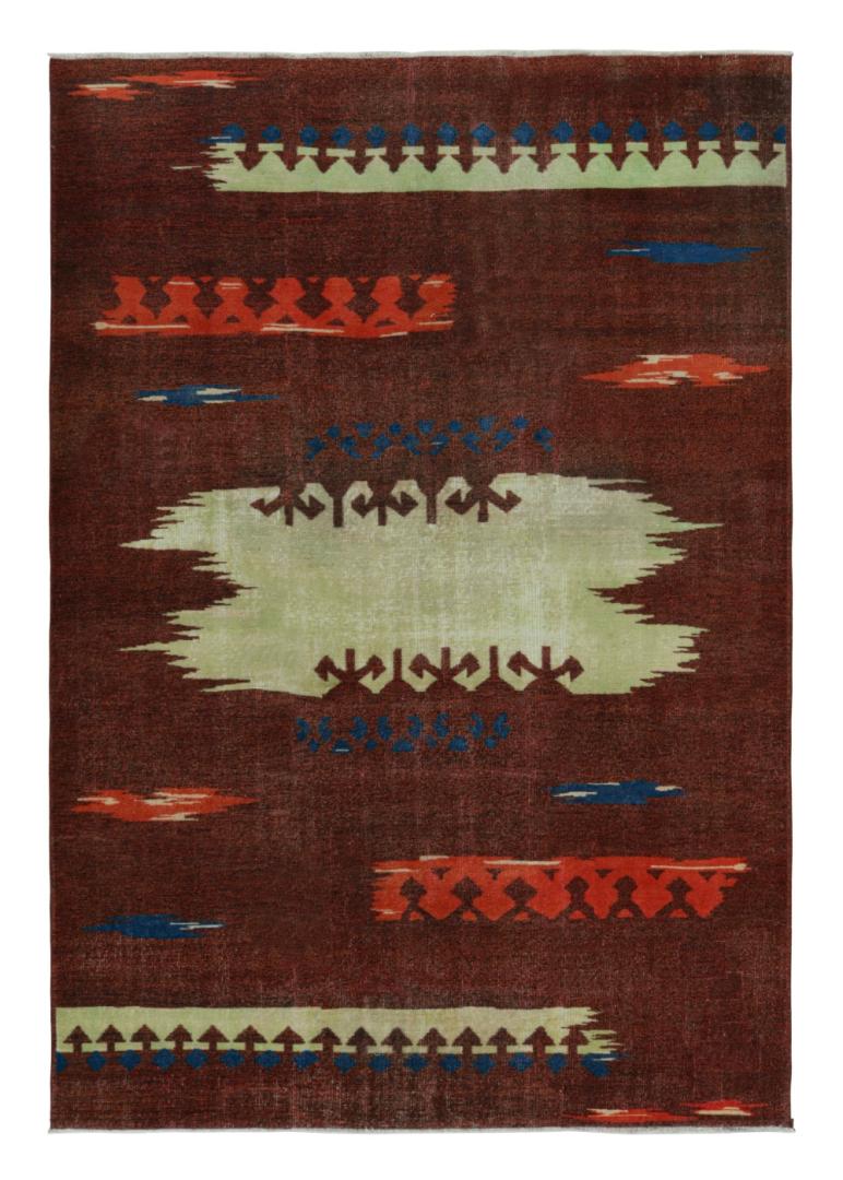 Vintage Abstract Zeki Müren Rug