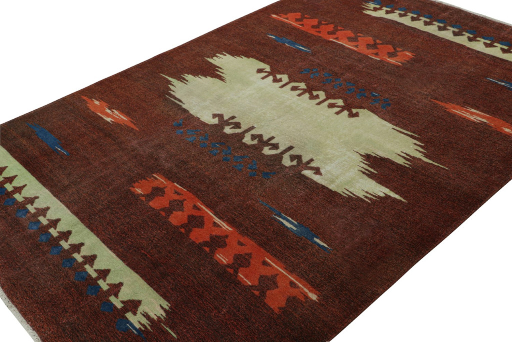Vintage Abstract Zeki Müren Rug