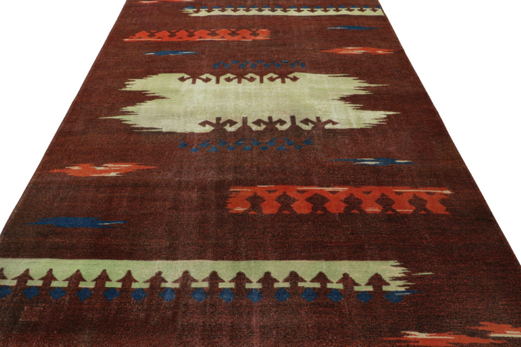 Vintage Abstract Zeki Müren Rug
