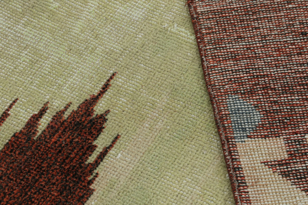 Vintage Abstract Zeki Müren Rug