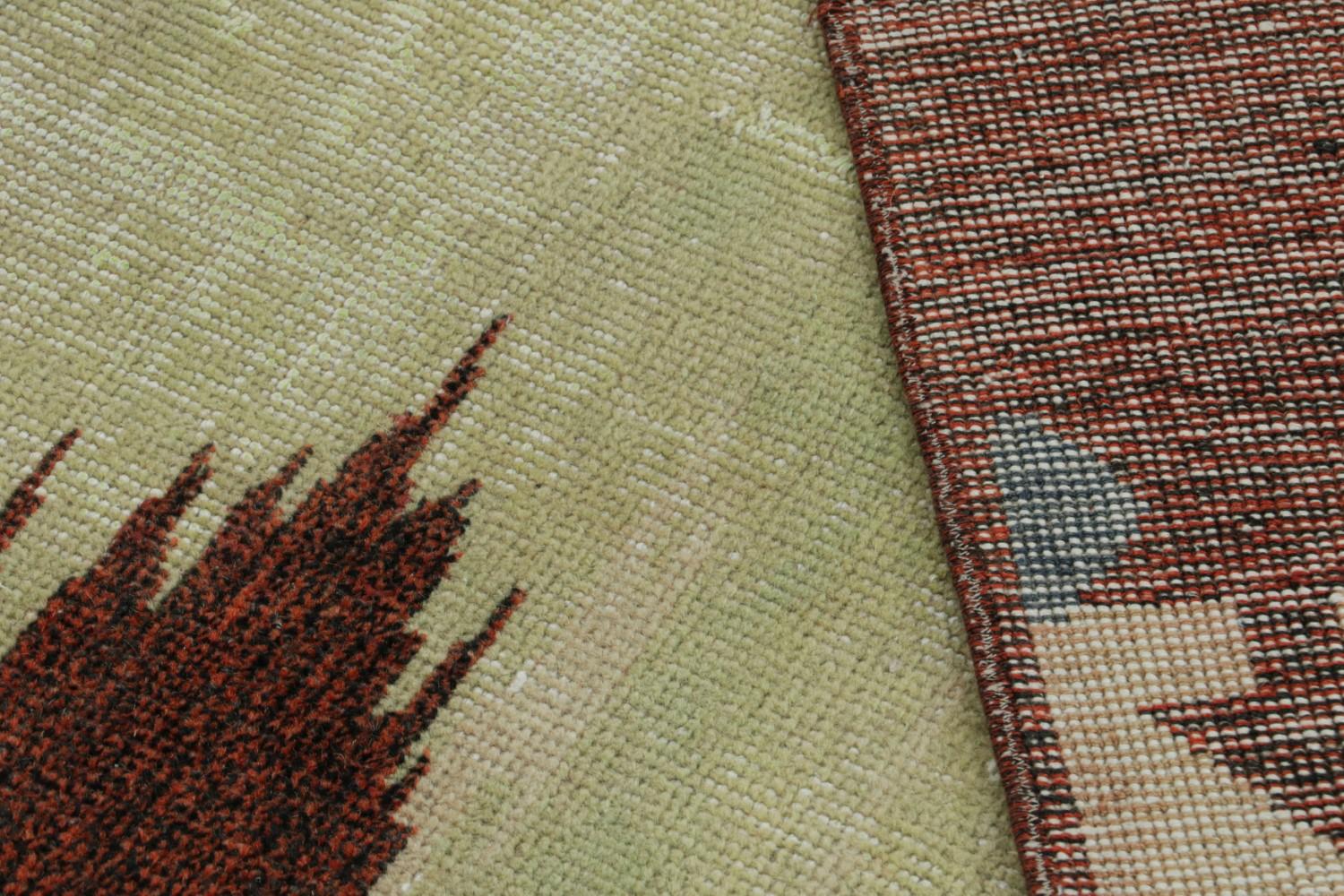 Vintage Abstract Zeki Müren Rug