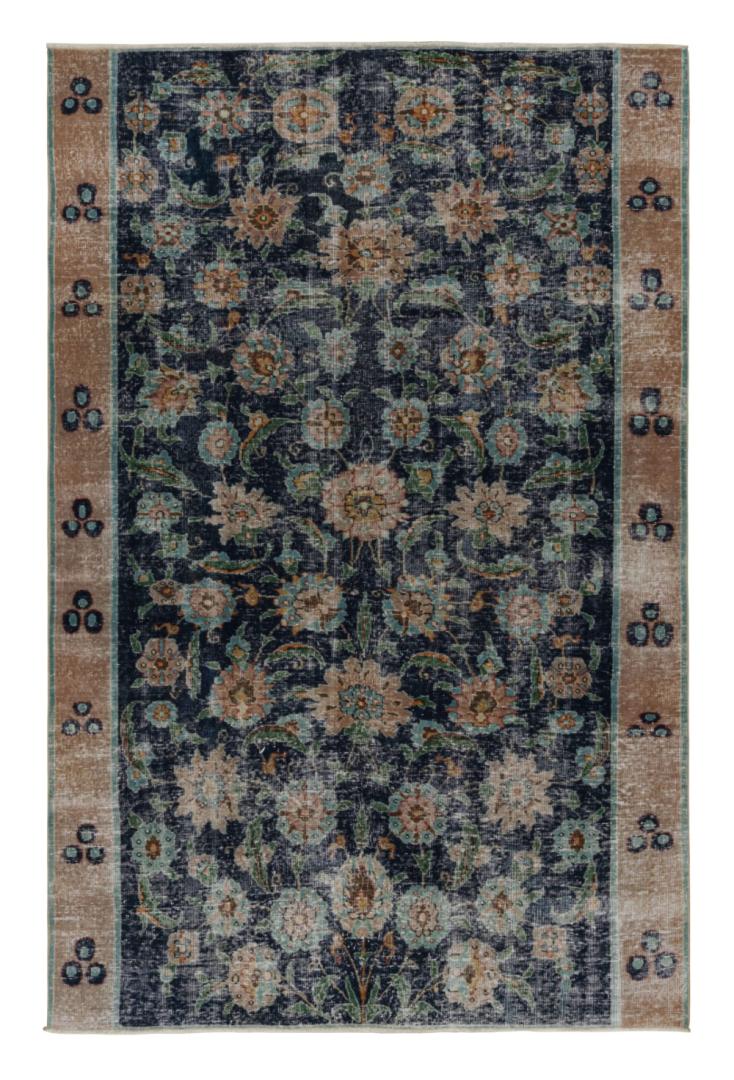 Vintage Zeki Muren Floral rug