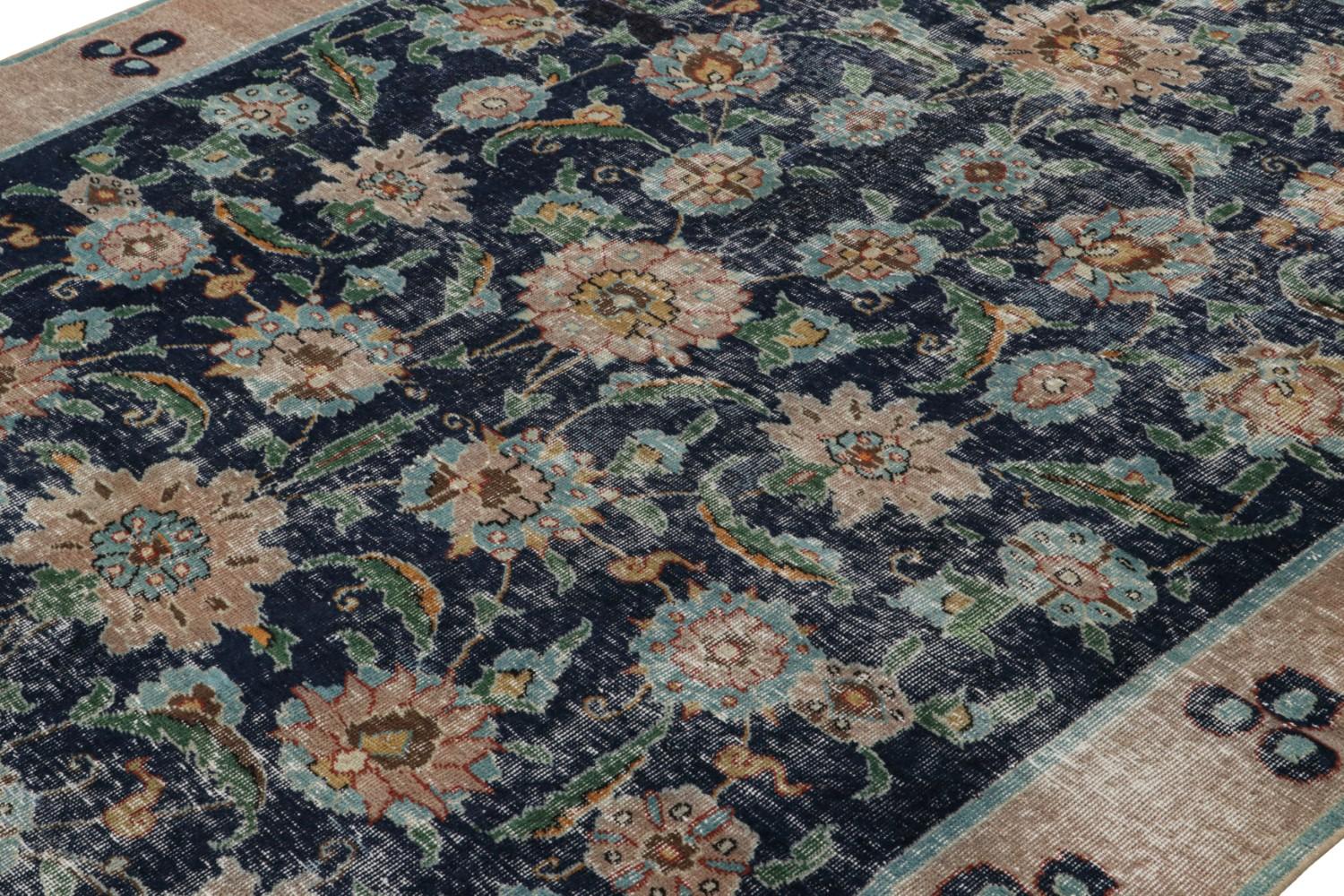 Vintage Zeki Muren Floral rug