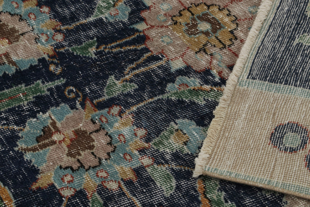 Vintage Zeki Muren Floral rug
