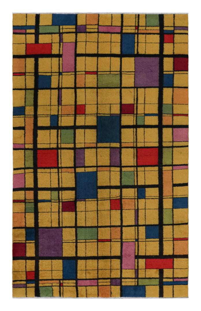 Vintage Zeki Muren Art Deco rug