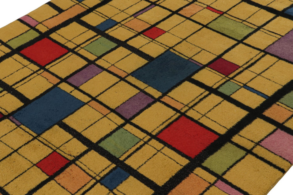 Vintage Zeki Muren Art Deco rug