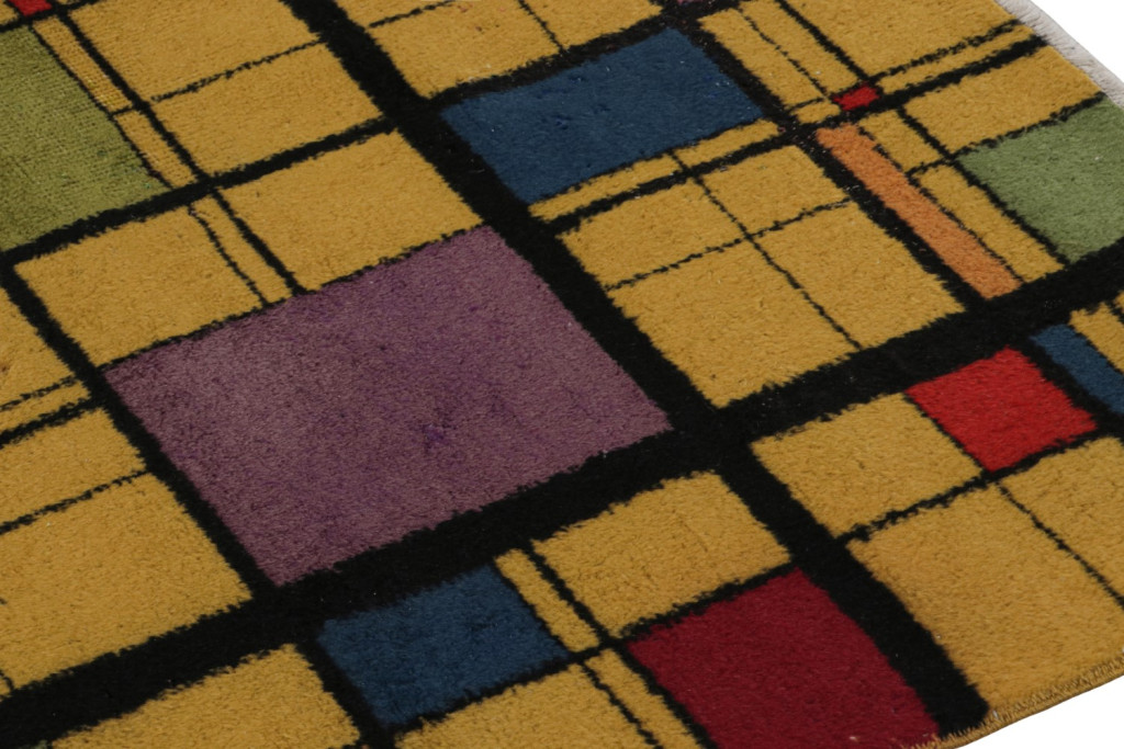 Vintage Zeki Muren Art Deco rug