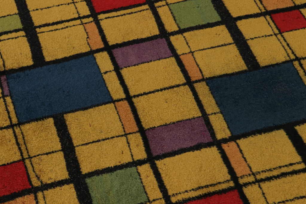 Vintage Zeki Muren Art Deco rug