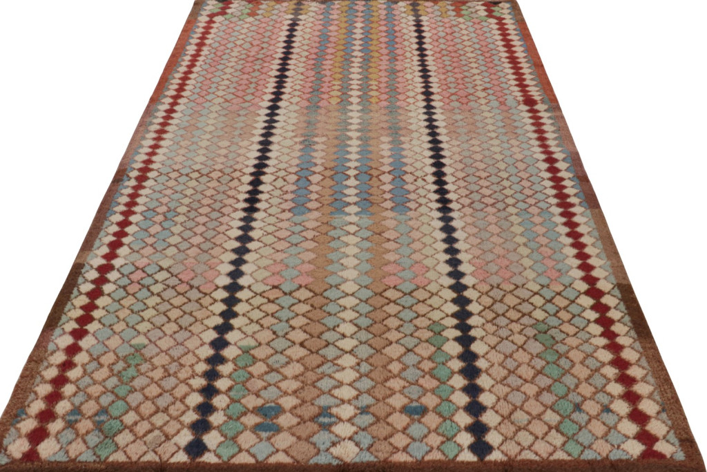 Vintage Zeki Muren Polychromatic rug