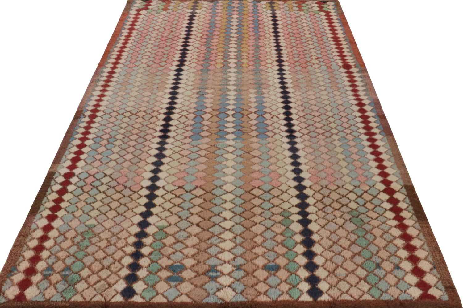 Vintage Zeki Muren Polychromatic rug