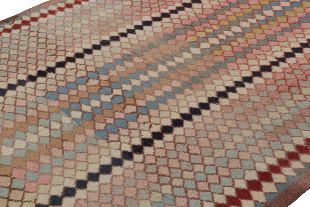 Vintage Zeki Muren Polychromatic rug