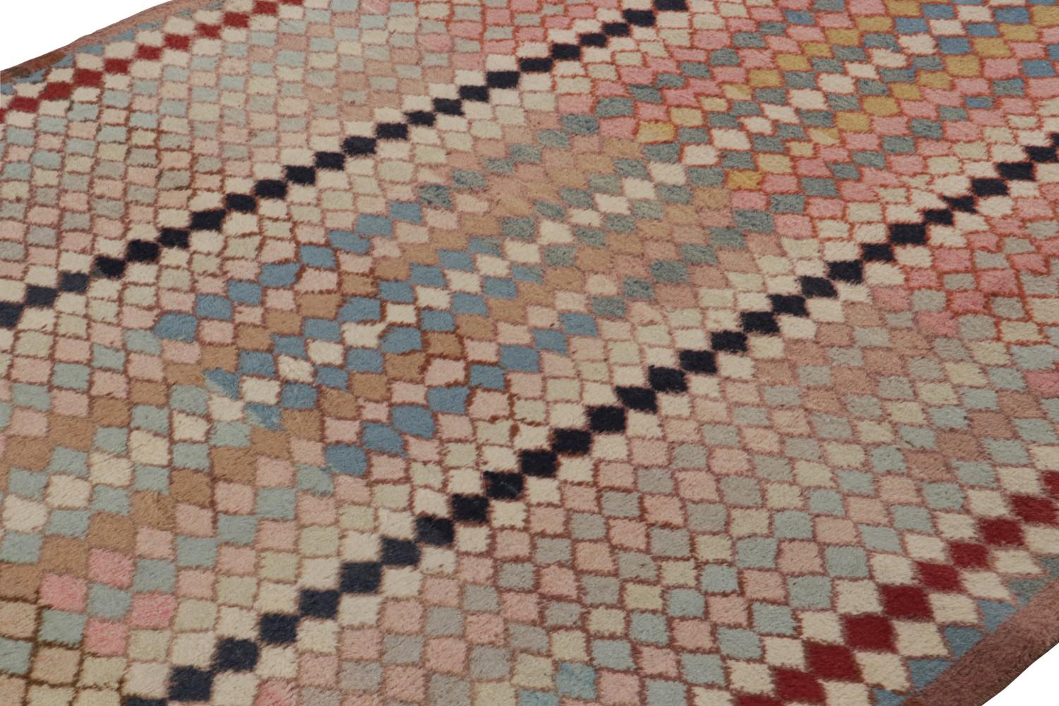 Vintage Zeki Muren Polychromatic rug