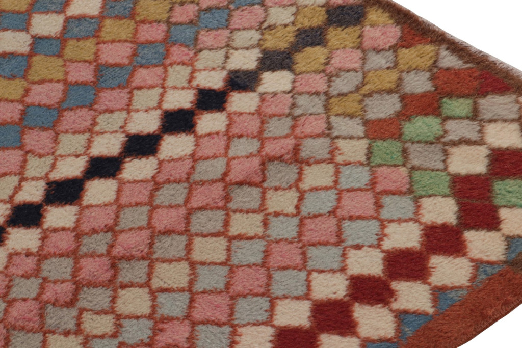 Vintage Zeki Muren Polychromatic rug