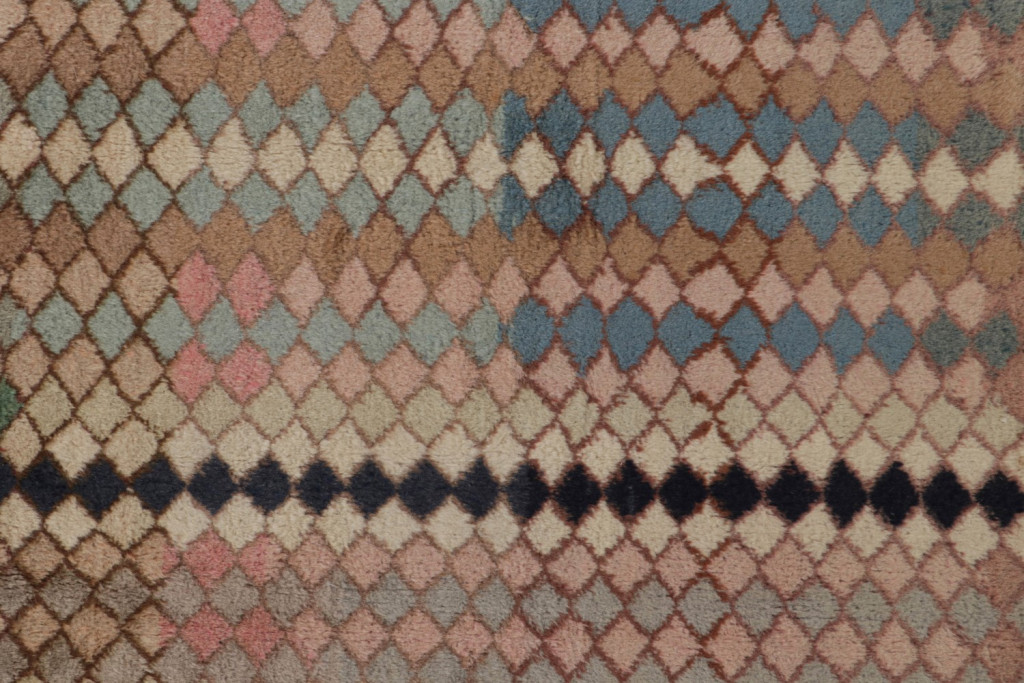 Vintage Zeki Muren Polychromatic rug