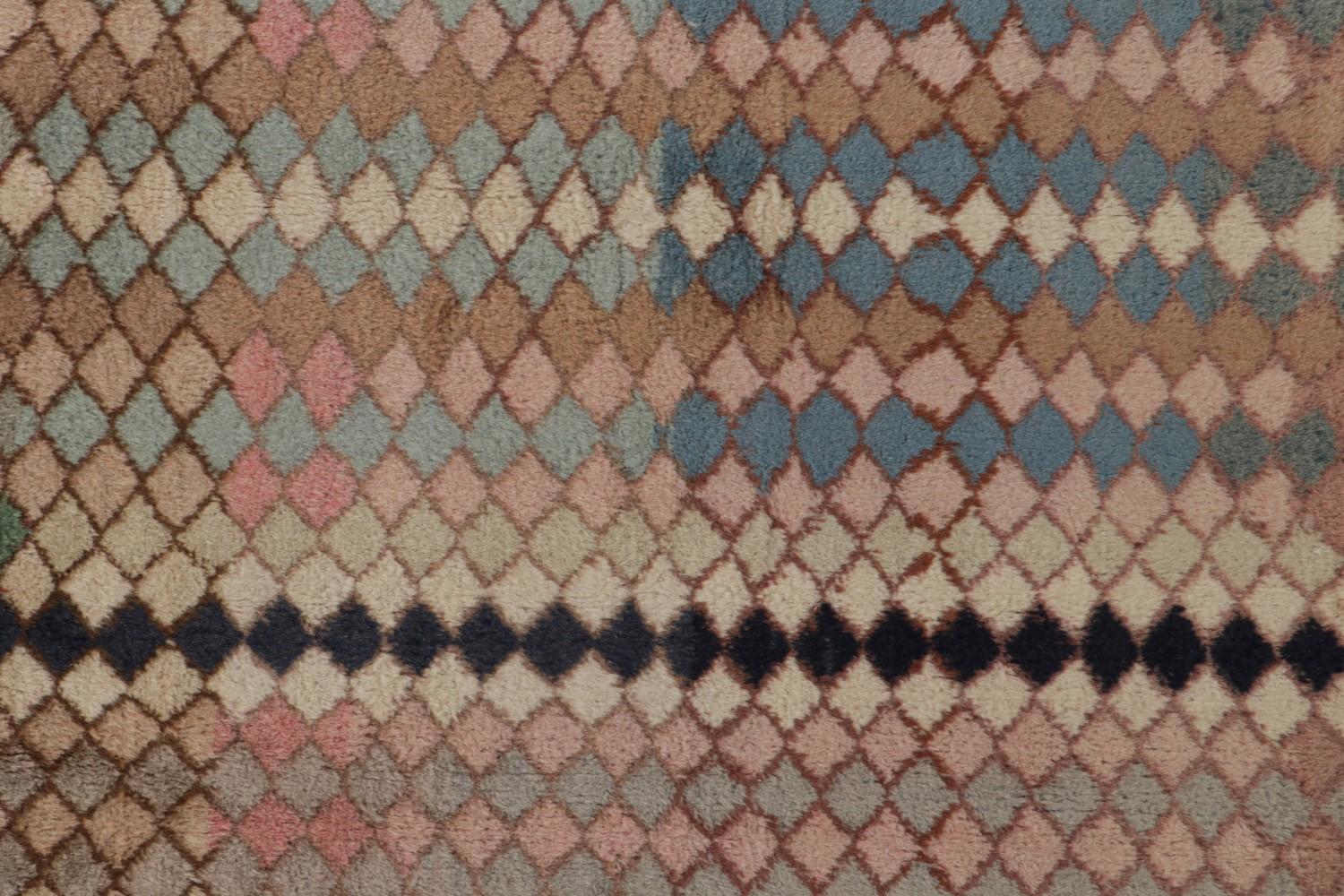 Vintage Zeki Muren Polychromatic rug