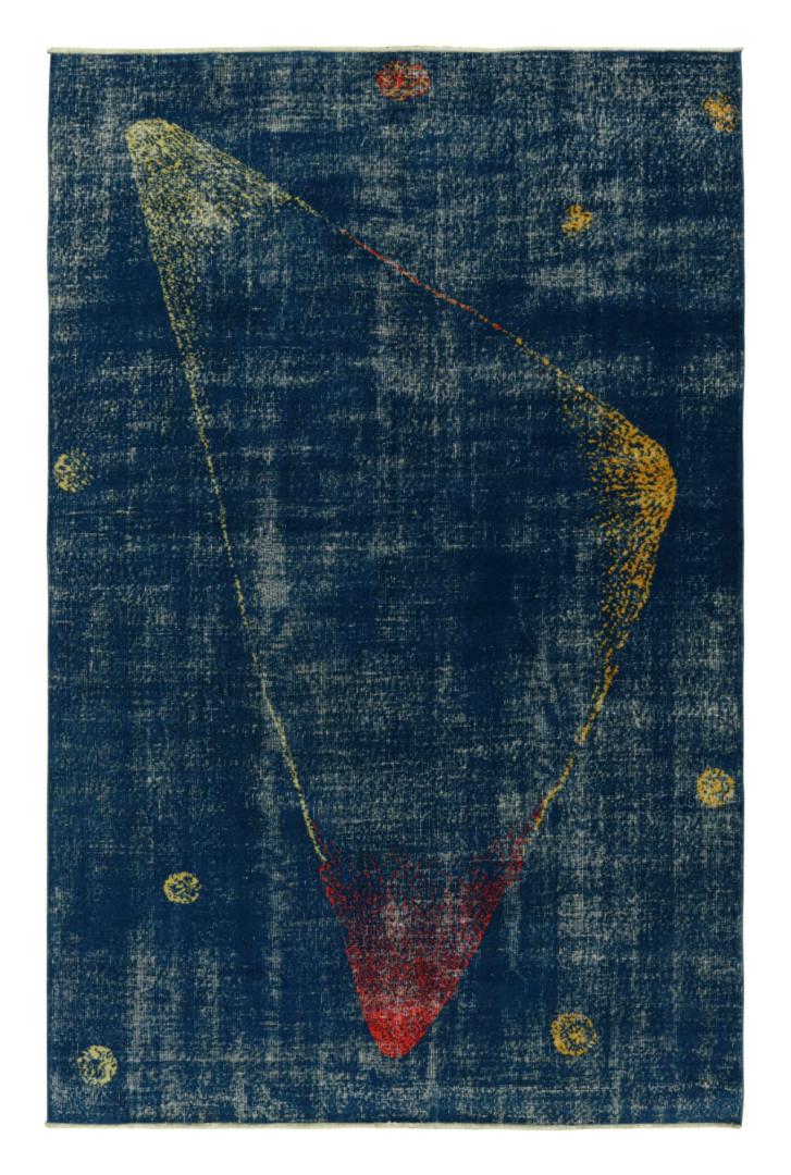 Vintage Zeki Muren Art Deco rug