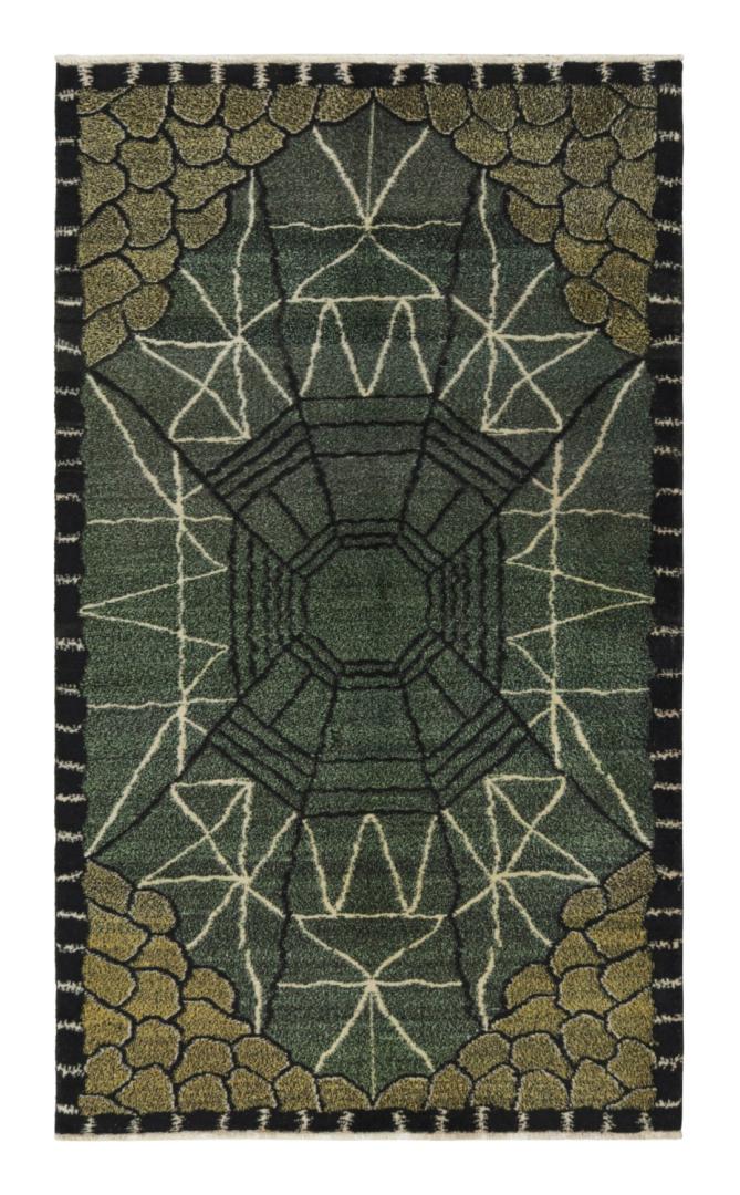 Vintage Zeki Müren Art Deco Rug