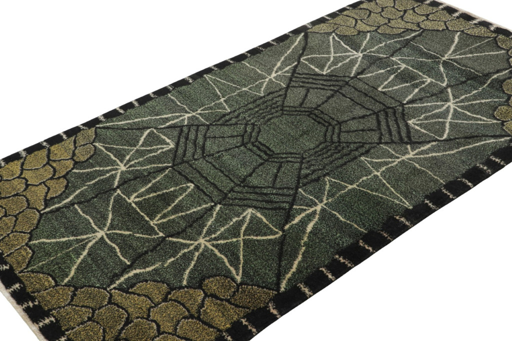Vintage Zeki Müren Art Deco Rug