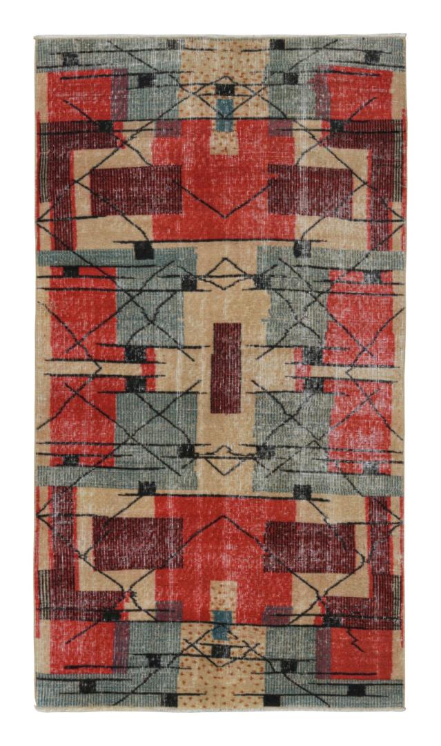 Zeki Müren Vintage Art Deco Rug