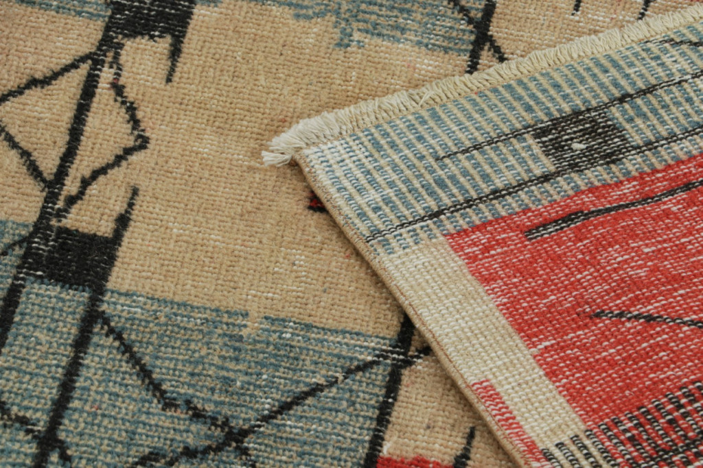 Zeki Müren Vintage Art Deco Rug