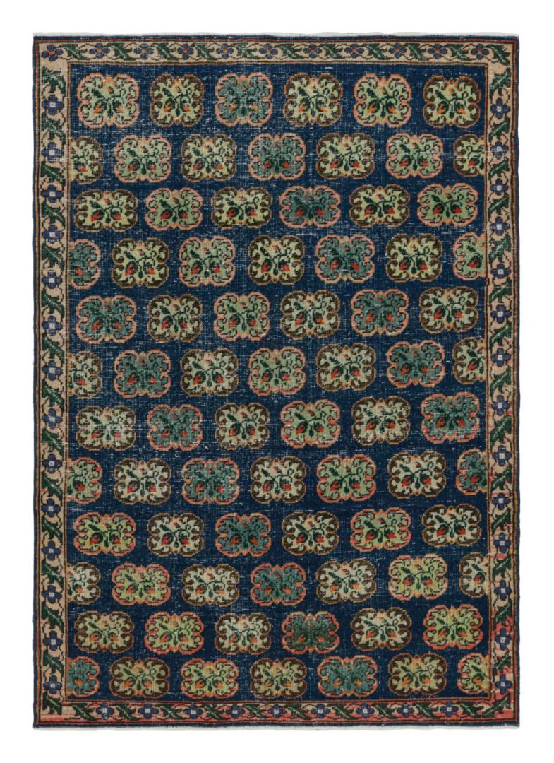 Vintage Zeki Muren Floral rug