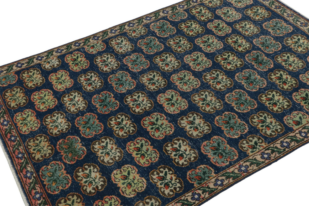 Vintage Zeki Muren Floral rug
