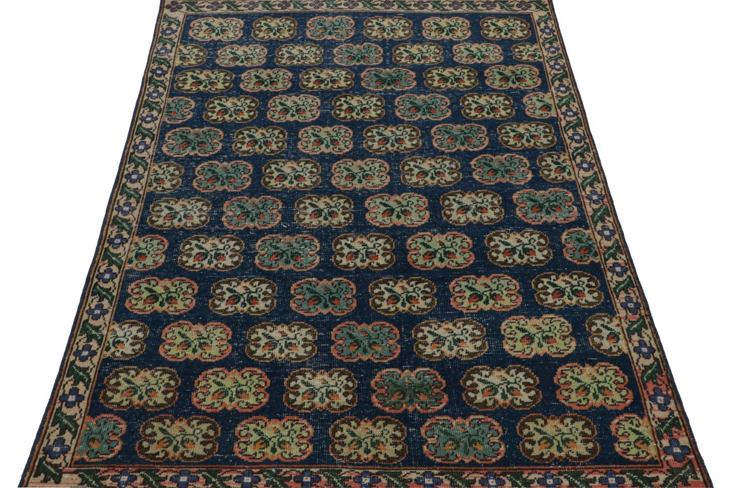 Vintage Zeki Muren Floral rug