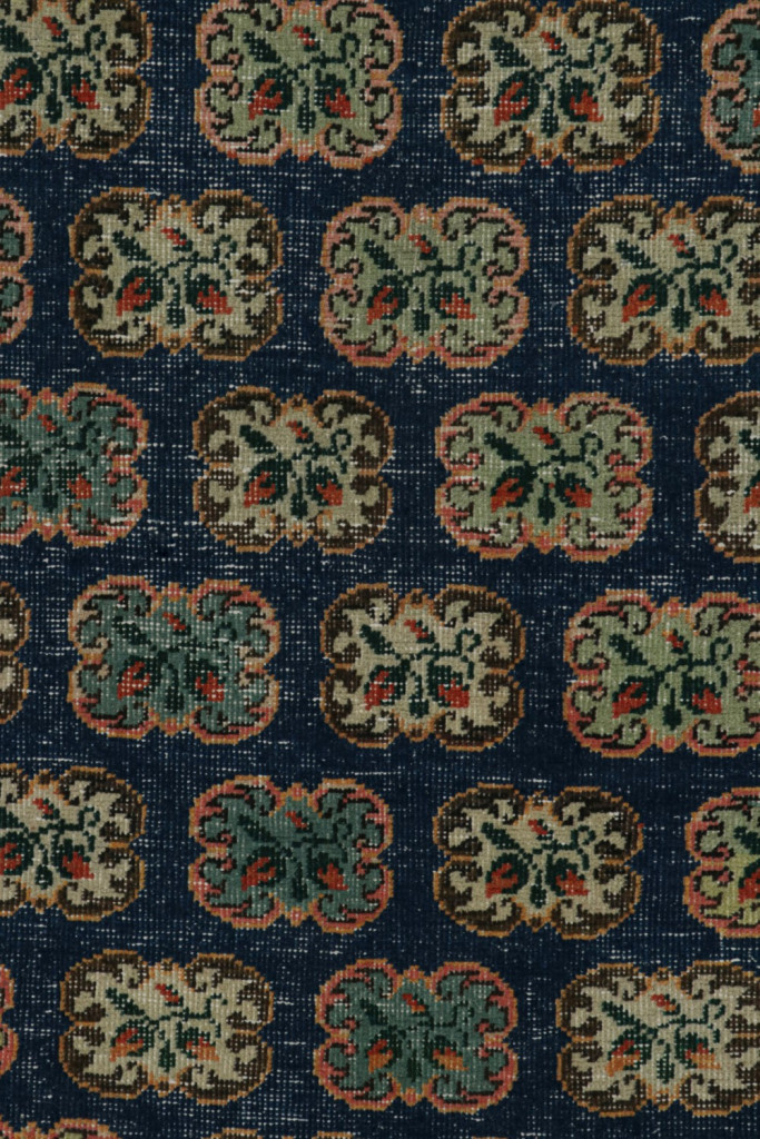 Vintage Zeki Muren Floral rug