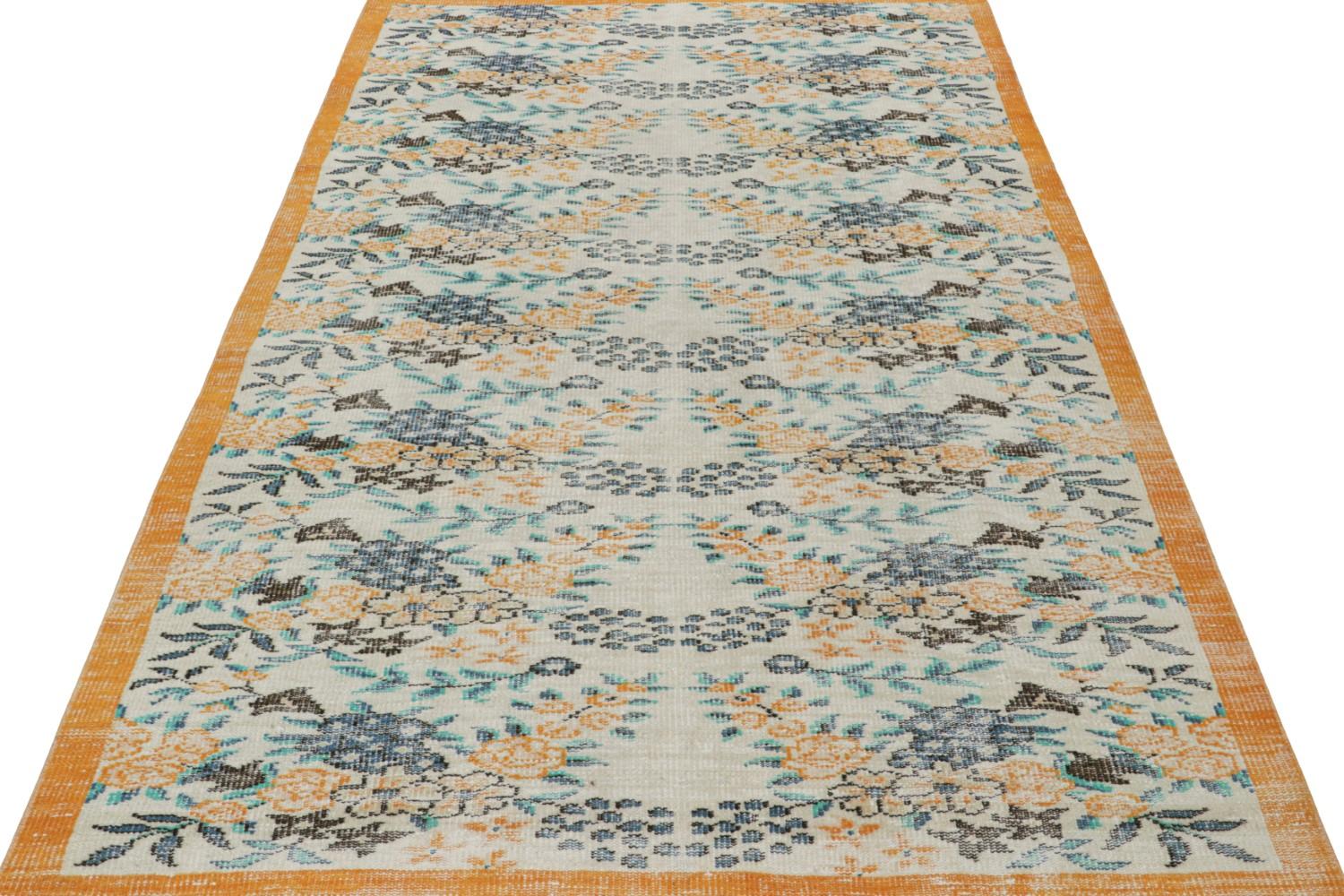 Vintage Zeki Muren Floral rug