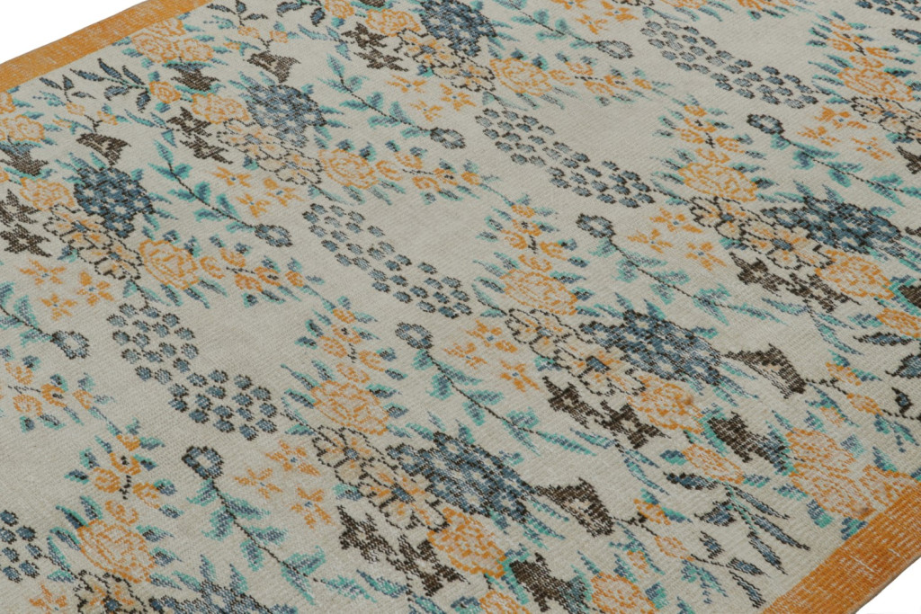 Vintage Zeki Muren Floral rug