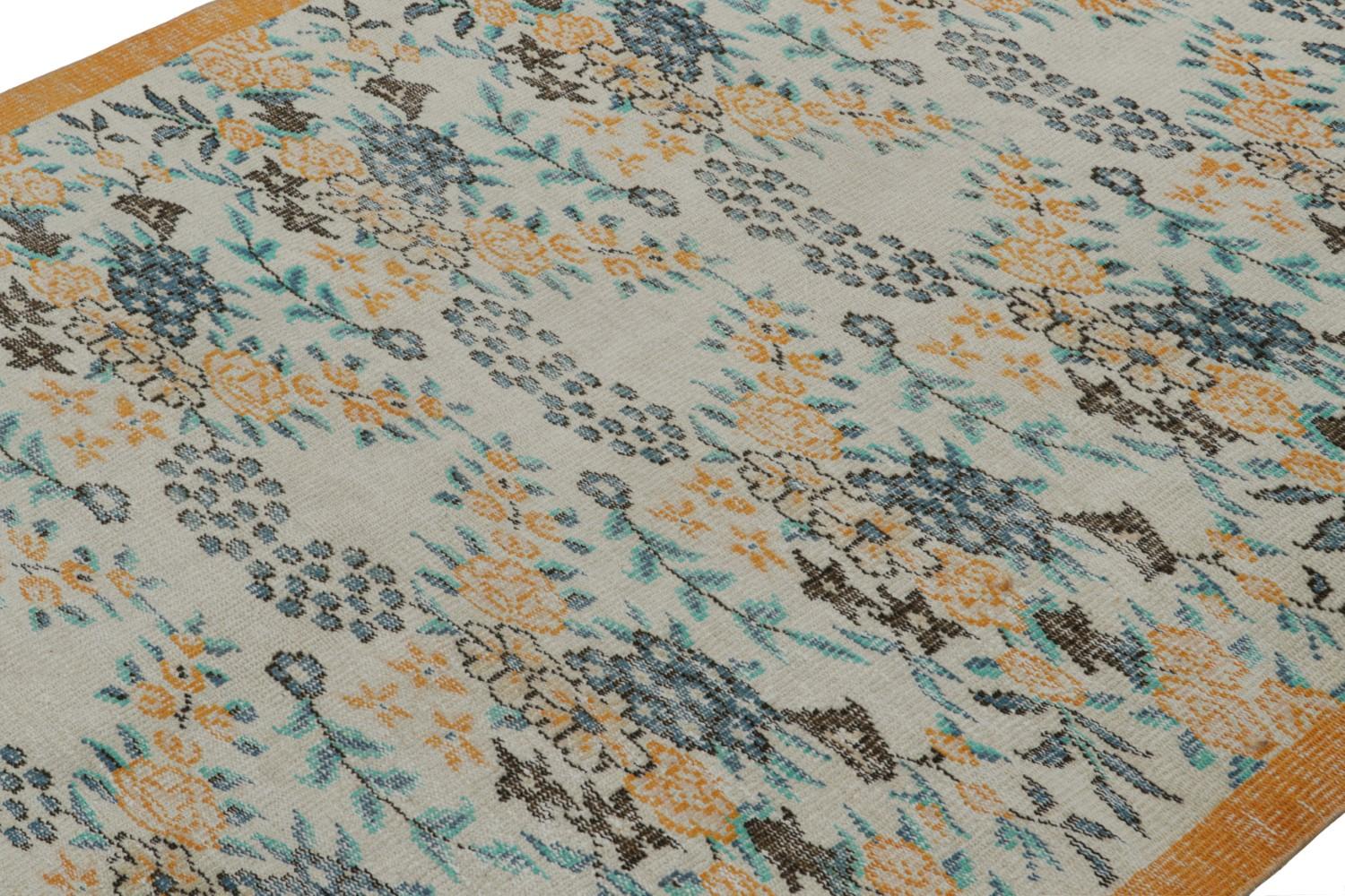 Vintage Zeki Muren Floral rug
