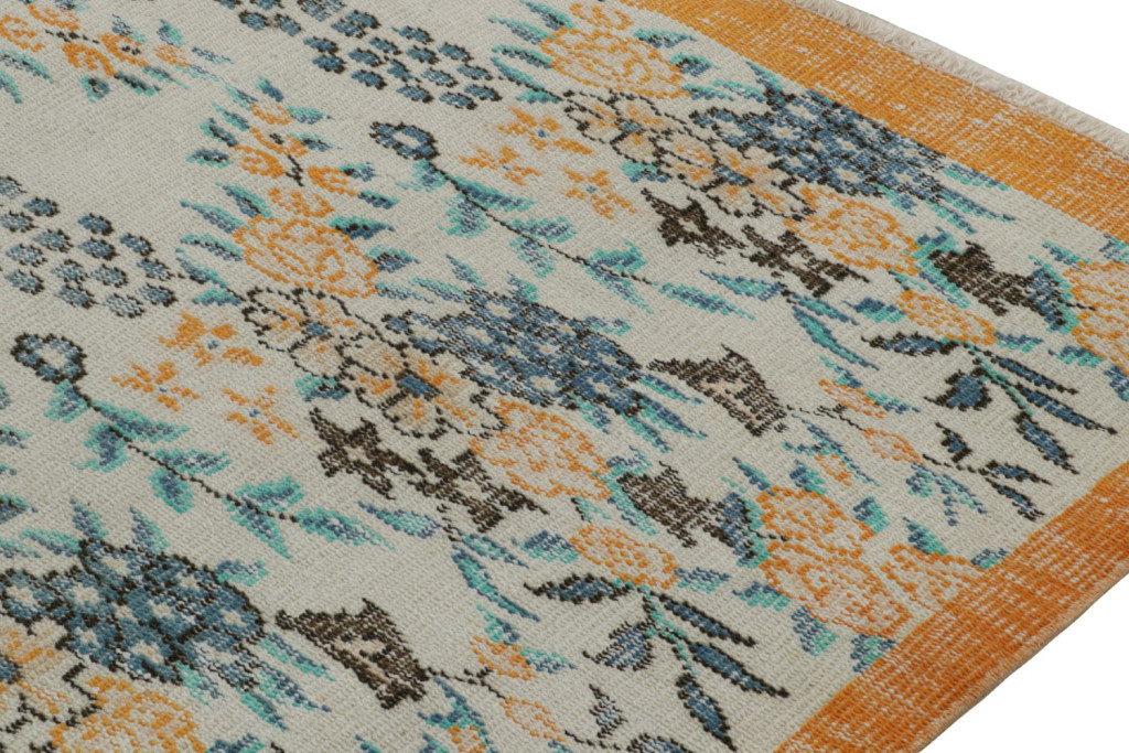 Vintage Zeki Muren Floral rug