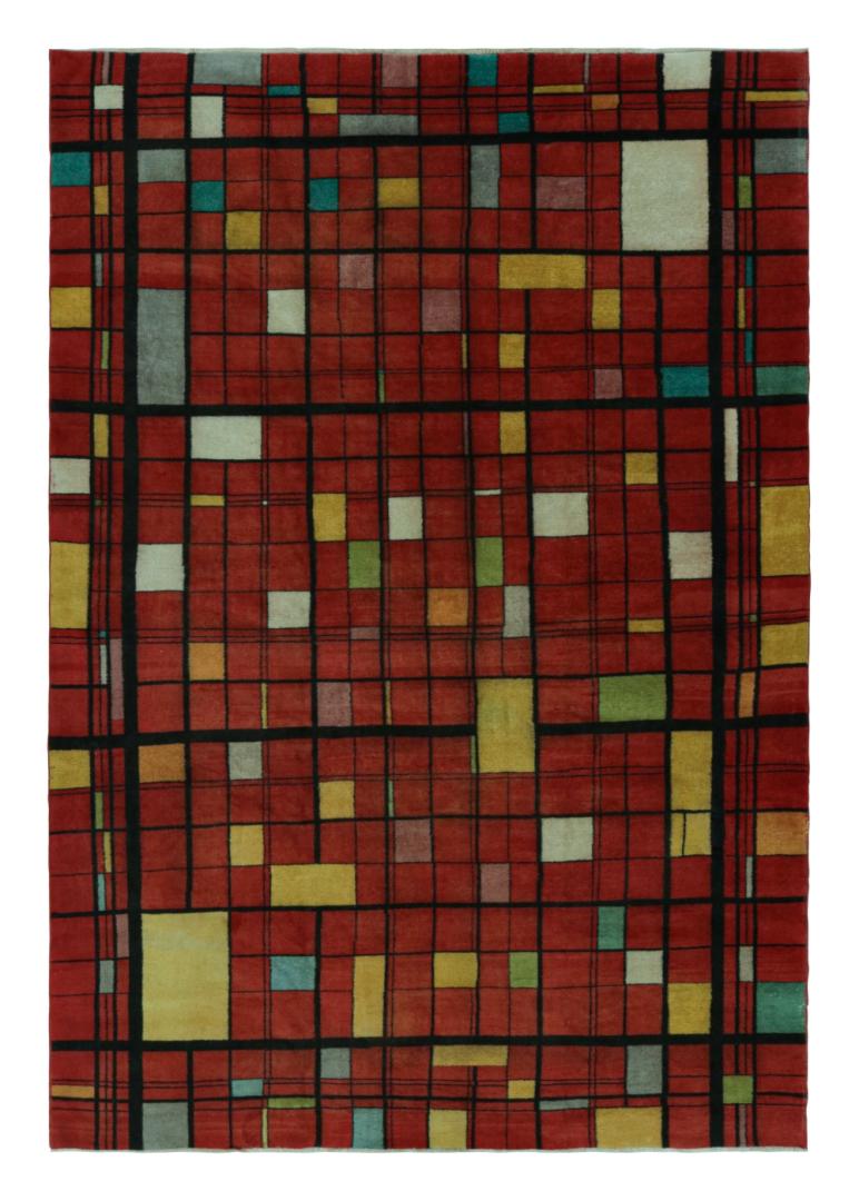 Vintage Zeki Müren Geometric rug