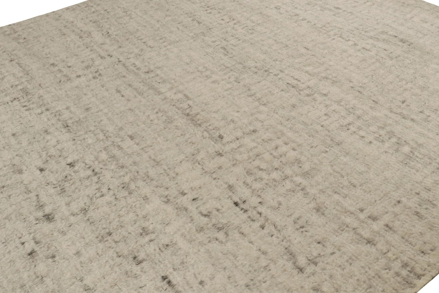 Modern Textural Beige/Brown Rug