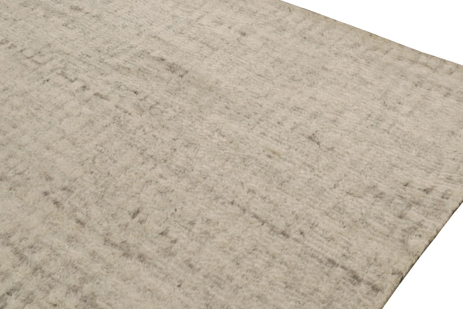 Modern Textural Beige/Brown Rug
