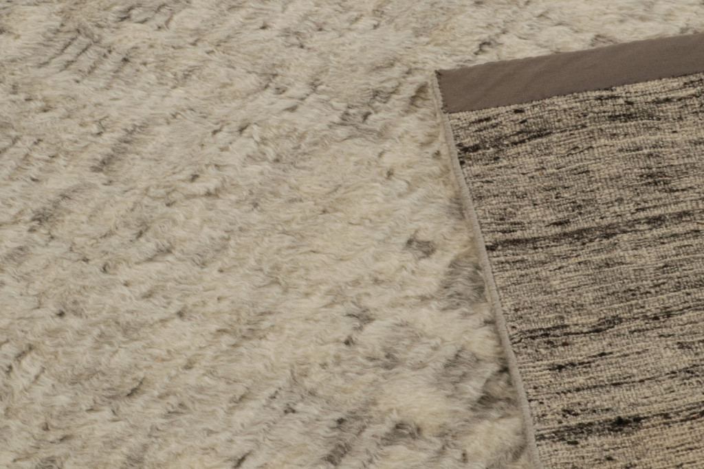 Modern Textural Beige/Brown Rug