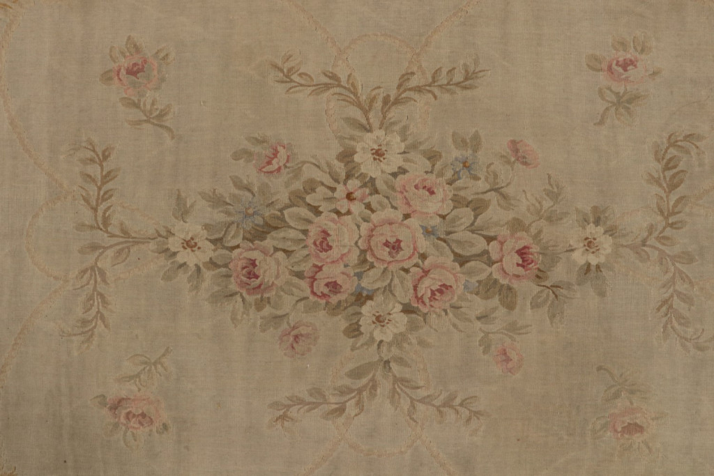 Antique Aubusson Flatweave and Oversized Gallery Runner