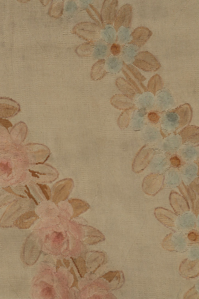 Antique Aubusson Flatweave and Oversized Rug