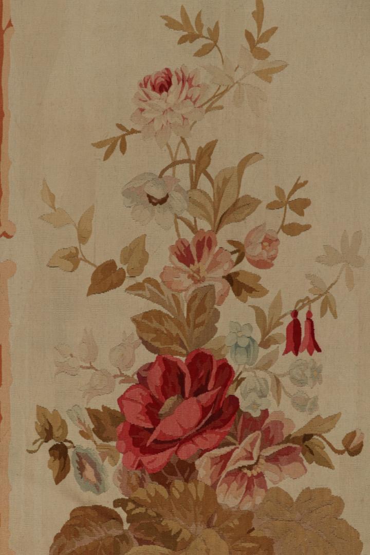 Antique French Aubusson Tapestry Runner Rug
